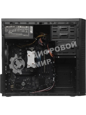 Компьютер Amur Нарвал B7I21 MT i3 12100 (3.3) 16Gb SSD 256Gb UHDG 730 FreeDOS GbitEth 400W мышь клавиатура черный (RUS) (2147002)