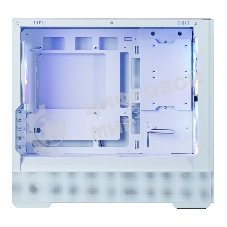 Компьютерный корпус ZALMAN P30 AIR, MATX, белый, WINDOW, 2xCombo (3.5'' or 2.5''), 3x2.5