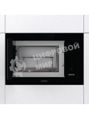 Встраиваемая микроволновая печь GORENJE BM235G1SYB черный 23 л, 900 Вт, переключатели - поворотный механизм/сенсор