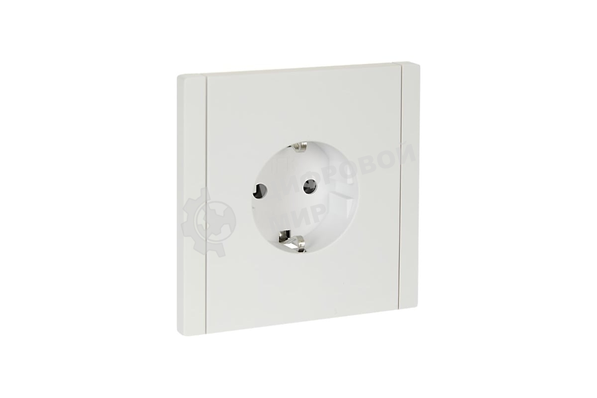 Розетка СП FORTE&PIANO FP214 16А с заземл. без защ. шторок безвинт. крепл. белый IEK FP-R11-16-1-K01