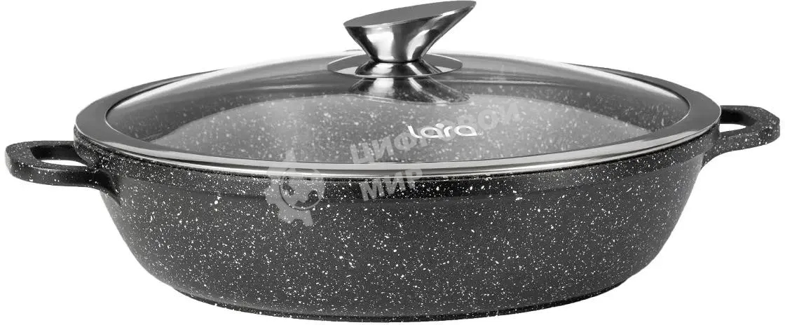 Сотейник LARA LR02-211 2.9 л, 24 см, с крышкой