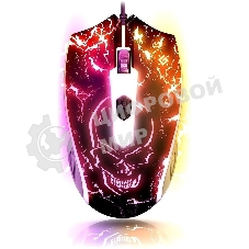 Мышь проводная Defender Overmatch GM-069 черный, 2400 dpi, USB, кнопки - 4