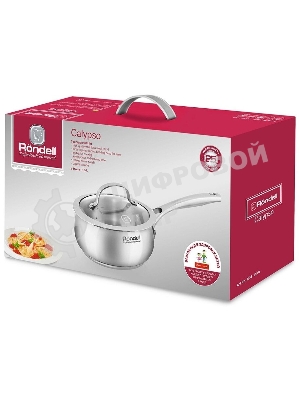 Ковш Rondell Calypso RDS-1670 1.5 л. d=16 см (с крышкой) сталь