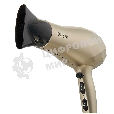 Фен DELTA LUX DL-0941 золотой/черный, 2200 Вт, ионизация