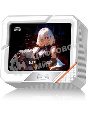 Система охлаждения PCCooler GT360 ARGb Display WH (310W, 360мм, LED temp., белый, ARGb/Fans: 3x120мм, 99CFM, 41.5dBA, 3000RPM/Pump 15dBA, 2600RPM, Rad thickness 27мм/S: 1851, 1700, 1200, 115X, AM5, AM4)