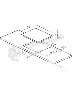 Индукционная варочная панель LEX EVI 641C IV слоновая кость