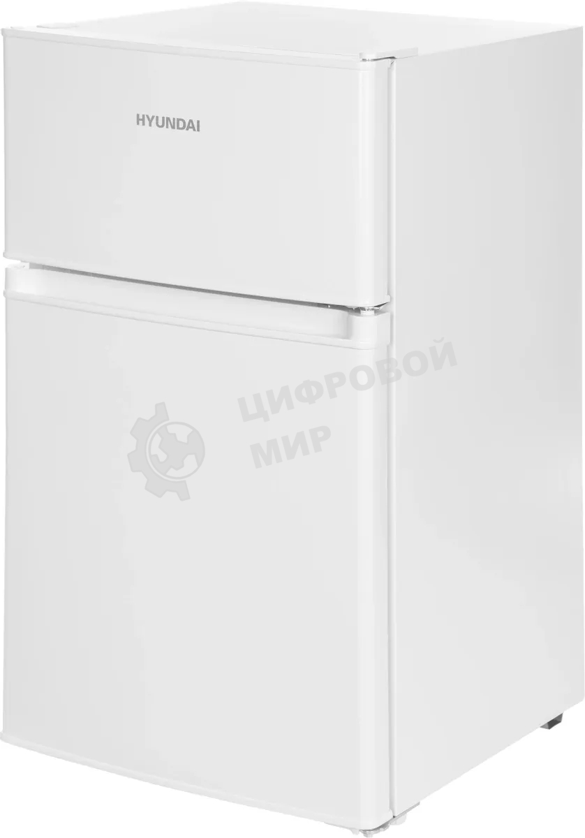 Холодильник Hyundai CT10021H белый двухкамерный 60/25л морозилка сверху