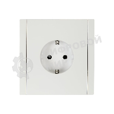 Розетка СП FORTE&PIANO FP214 16А с заземл. без защ. шторок безвинт. крепл. белый IEK FP-R11-16-1-K01