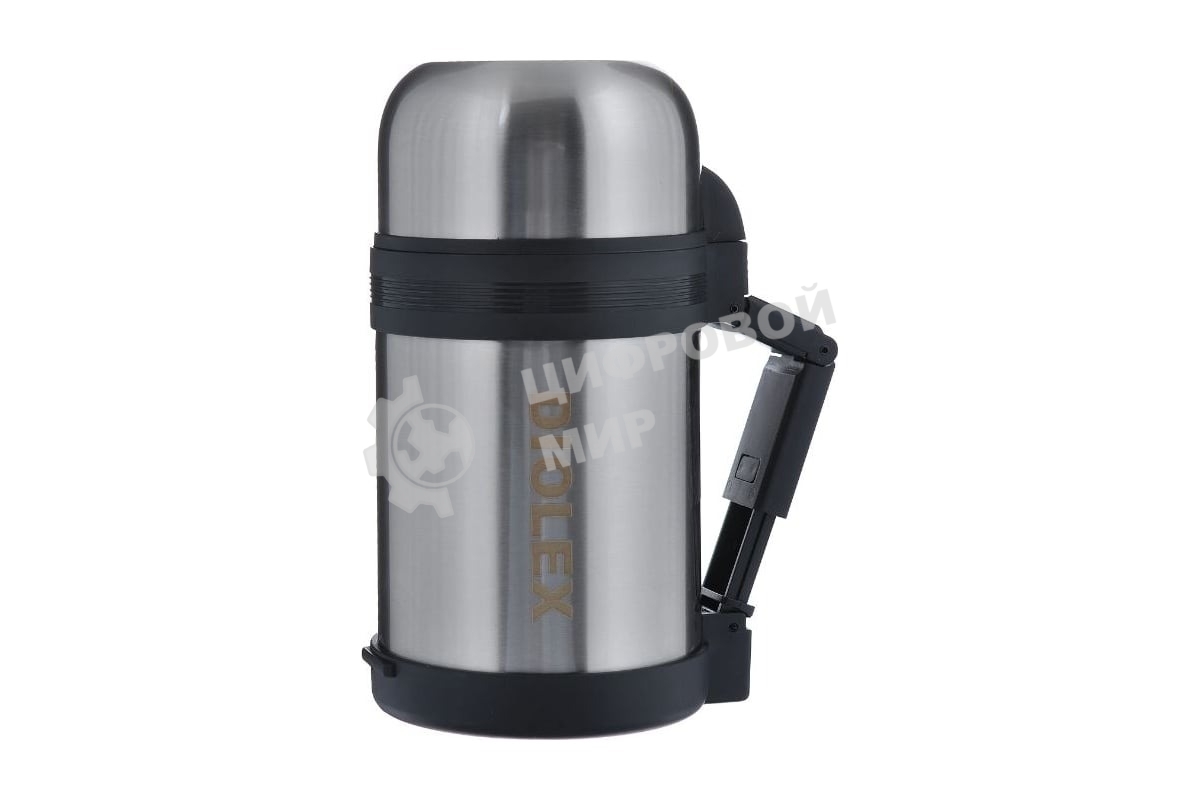 Термос Diolex DXU-800-1 800 мл, универсальный, ремешок в комплекте, из нержавеющей стали