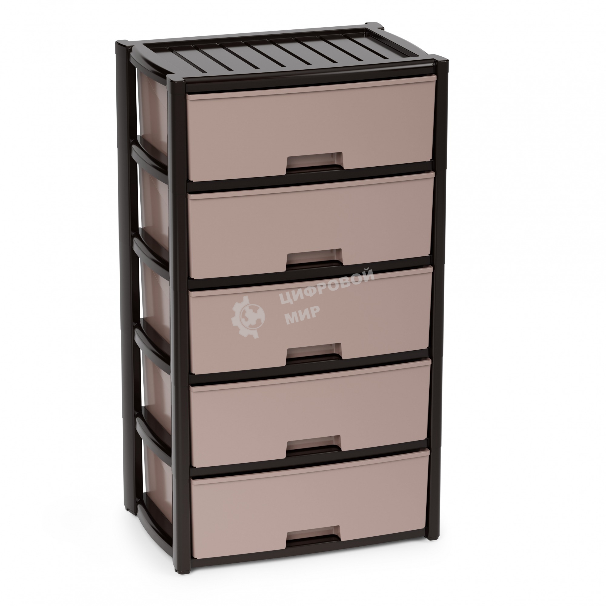 Комод Альтернатива Колорит 5 секц., венге, широкий М8762