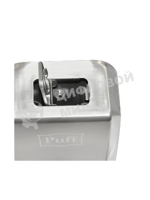 Дозатор для жидкого мыла из нерж. стали Puff-8705 хром, 500 мл, 17х12х12 см с ключом