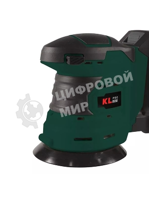Эксцентриковая шлифовальная машина аккумуляторная KLPRO KLEZ18-20 (18В, Li-ion-2шт, 2.0А·ч, ЗУ 2,4А)