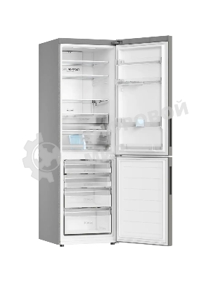 Холодильник Haier C2F619CFU1 серебристый двухкамерный 256/108л морозилка снизу, No Frost