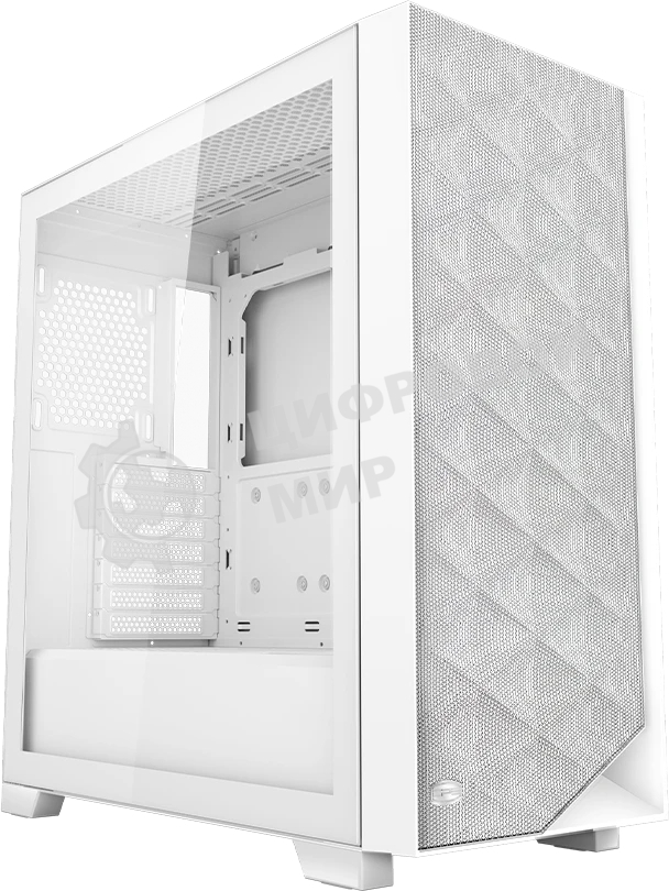 Компьютерный корпус PcCooler C3D510 WH белый без БП ATX 2xUSB3.0 1xUSB3.1 audio bott PSU