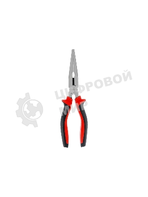 Длинногубцы прямые Matrix 17311, 200 мм, хром-ванадий, двухкомпонентные рукоятки