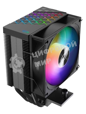 Кулер PCCooler R400 ARGb черный 92мм алюминий+медь 2200r m 30db 4-pin 180W 133мм