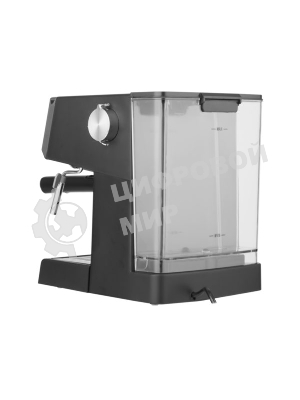 Кофеварка рожковая Centek CT-1167 черный/серебристый, исп. кофе - молотый, 1.6 л, 850 Вт, 20 бар