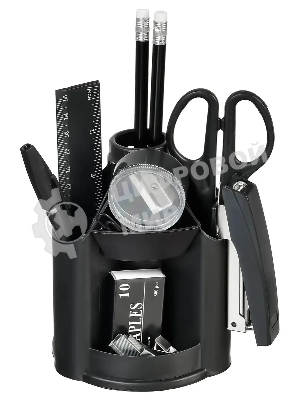 Настольный набор Silwerhof (12 предметов) пластик, черный
