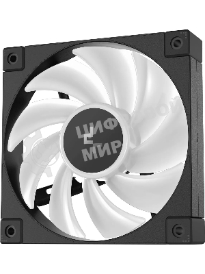 Вентилятор для корпуса DEEPCOOL FD12 черный, 120 мм, 2050 об/мин, 26.9 дБ, 4 pin