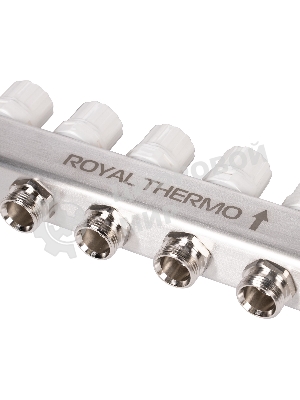 Коллектор Royal Thermo нерж. в сборе с расходомерами 1