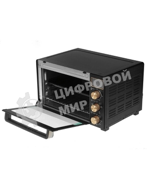 Мини-печь Kraft KF-MO 3506 KGLB (черный/золото) с дисплеем