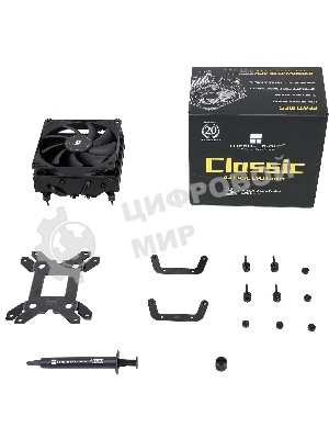 Устройство охлаждения (кулер) Thermalright AXP-90 X47 BLACK Soc-AM5/AM4/1200/1700/1851 4-pin 22.4dB Al+Cu 365gr Ret (AXP-90-X47-BLACK)