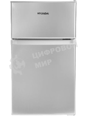 Холодильник Hyundai CT10021H серебристый двухкамерный 60/25л морозилка сверху