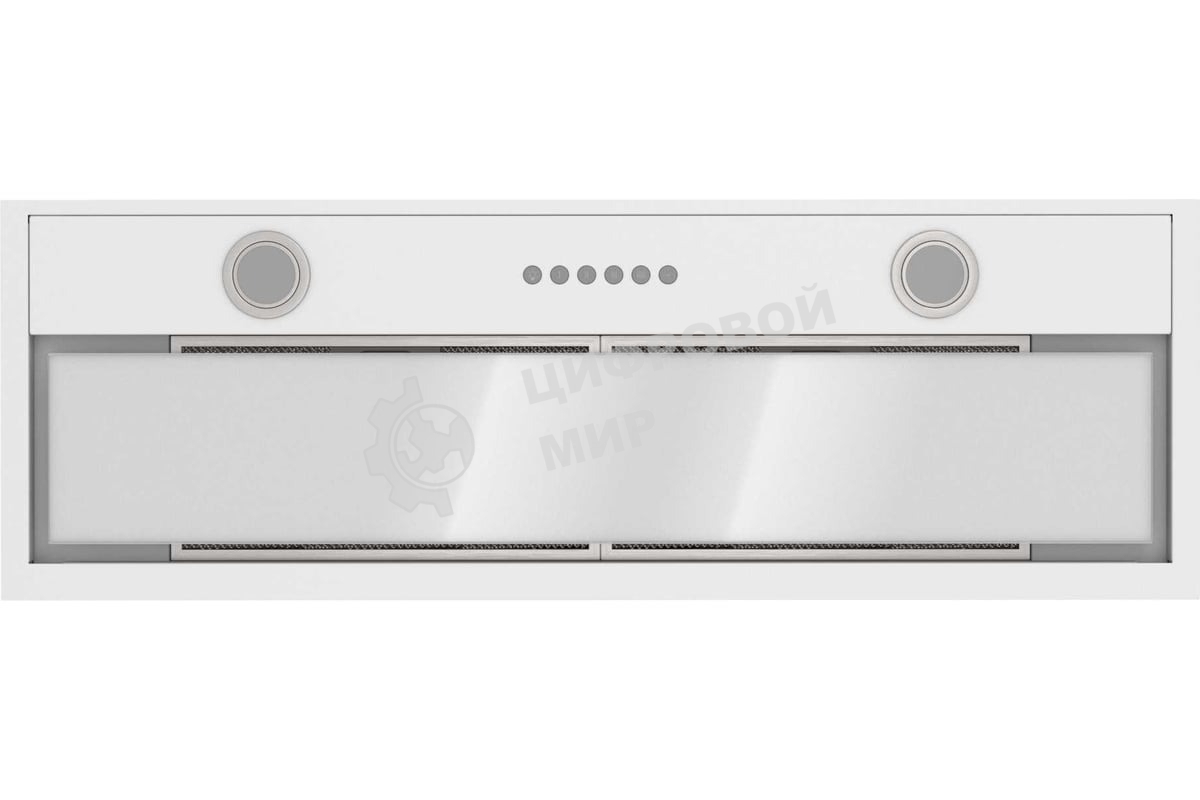 Вытяжка встраиваемая Elikor Cube 90П-1000-Э4Д белый, 90 см, 1000 куб. м/ч, 69 дБ