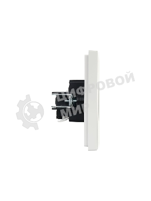 Розетка СП FORTE&PIANO FP214 16А с заземл. без защ. шторок безвинт. крепл. белый IEK FP-R11-16-1-K01