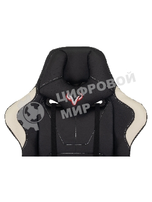 Кресло Бюрократ VIKING 5 AERO WHITE черный/белый, экокожа, 120 кг, механизм качания