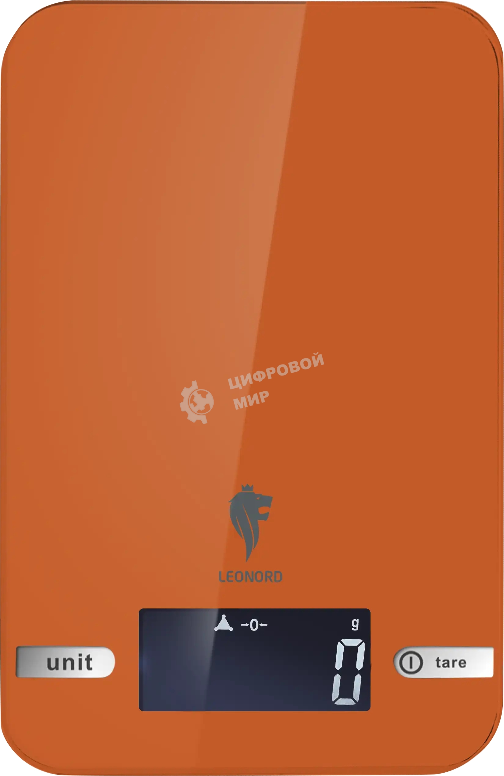 Весы кухонные электронные LEONORD LE-17703, оранжевый