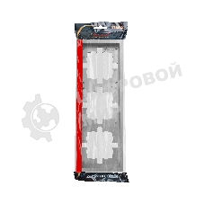 Рамка 3-мест. горизонт. ZIMA серый матовый LEZARD 704-7400-148