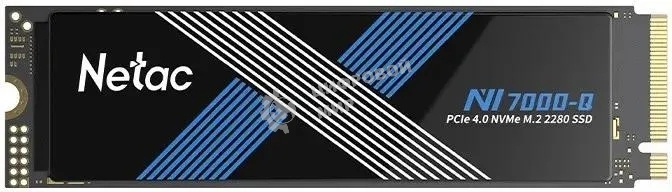 Накопитель SSD Netac NV7000-Q, 4Tb, M.2 2280, PCIe 4.0 x4, NVMe, R/W 7100/6200, с радиатором