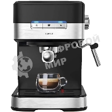 Кофеварка рожковая Centek CT-1171 черный, исп. кофе - молотый, 1.5 л, 1200 Вт, 20 бар