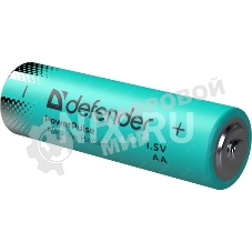 Батарейка алкалиновая Defender LR6-4BL АА, блистер, 4 шт., PowerPulse