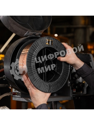 Омедненная проволока Denzel ER70S-6, диам. 1 мм, 15 кг, диам. катушки D300