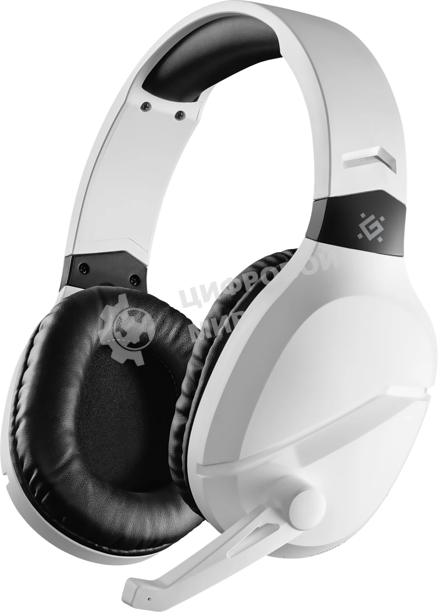 Гарнитура Defender Phantom Pro белый, беспроводная + проводная, Bluetooth, USB / mini jack 3.5 мм