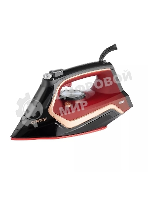 Утюг Centek CT-2313 красный, 2400 Вт, 50 г/мин, 185 г/мин, 350 мл