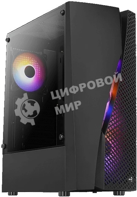 Компьютерный корпус Aerocool/Formula Wave-G-BK-v2 черный без БП mATX 3x120mm 1xUSB2.0 2xUSB3.0 audio