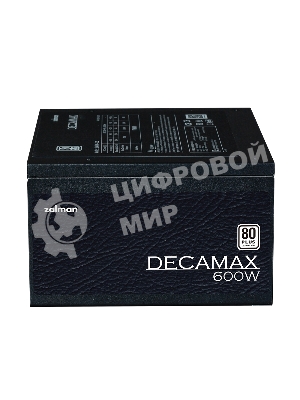 Блок питания Zalman ZM600-LX3, 600Вт, 80 PLUS, 120мм, черный