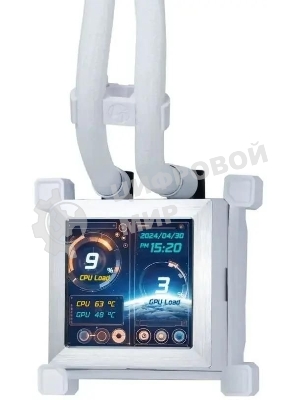 Система жидкостного охлаждения Lian-Li HydroShift LCD 360S Soc-AM5/AM4/1700 белый 4-pin 29.8dB Al+Cu LCD 330W Ret (G89.GHSLCD36SW.R0)