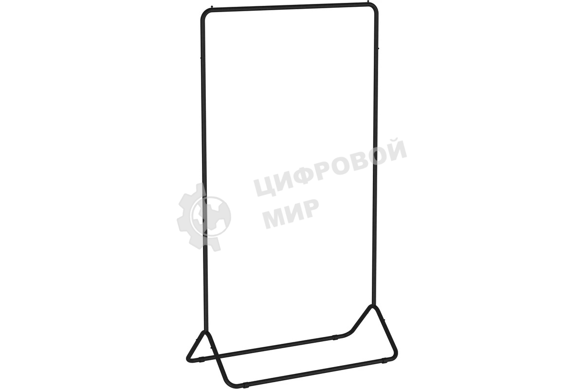 Вешалка гардеробная ЗМИ Радуга 3 черный ВНП 391 Ч