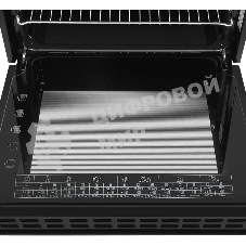 Шкаф духовой электрический Maunfeld AEOH60102S, 60л, дверца с 3 стеклами, нержавеющая сталь