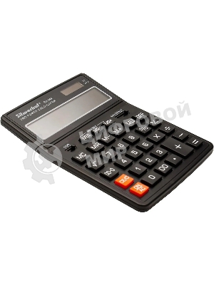 Калькулятор настольный Silwerhof SH-444 черный 12-разр.
