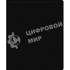 Папка на 2-х кольцах Silwerhof Eco A4, пластик, 0.5мм, черный