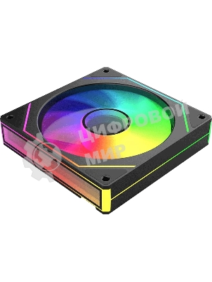 Вентилятор для корпуса Bloody CF-11 LCD ARGb 120х120x25 черный 4-pin 32дБ (упак.:1шт) (CF-11-ARGb120-BK) Ret