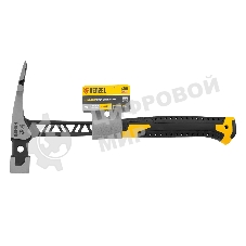 Молоток каменщика Denzel 680 г, цельнокованый, двухкомпонентная обрезиненная рукоятка