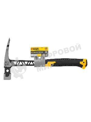 Молоток каменщика Denzel 680 г, цельнокованый, двухкомпонентная обрезиненная рукоятка