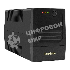 Источник бесперебойного питания ExeGate Power NB-450.LED.AVR.4C13 (450VA/270W, LED, AVR, 4*C13, батарея 12V 4.5Ah, Black)