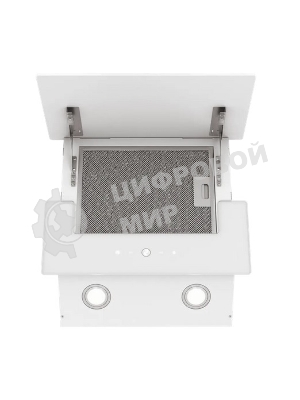 Вытяжка наклонная Elikor Vertex WH 50 белый, 50 см, 750 куб. м/ч, 56 дБ